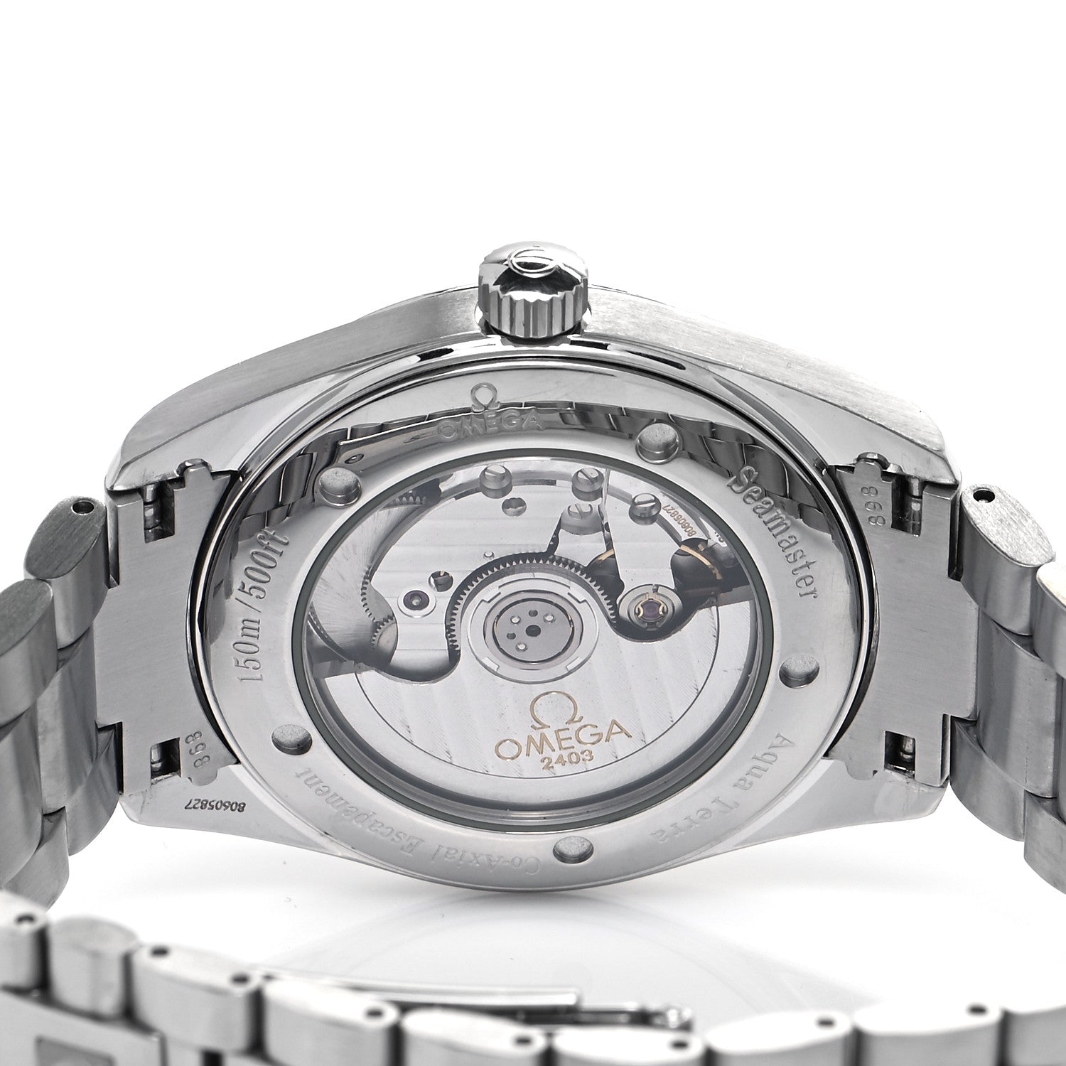 Omega Stainless Steel 40mm Railmaster Co-Axial Chronometer Automatic Watch Black 2503.52.00 4 of 4