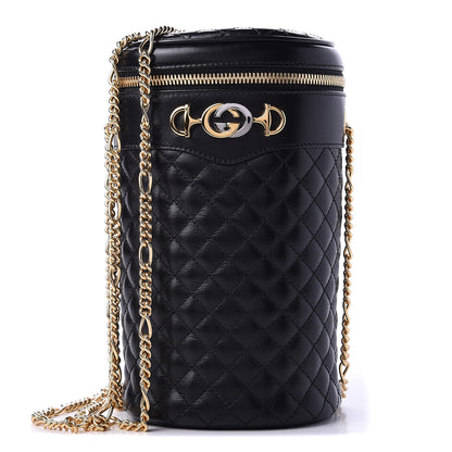 Gucci Calfskin Trapuntata Zumi Belt Bag Black 1 of 12