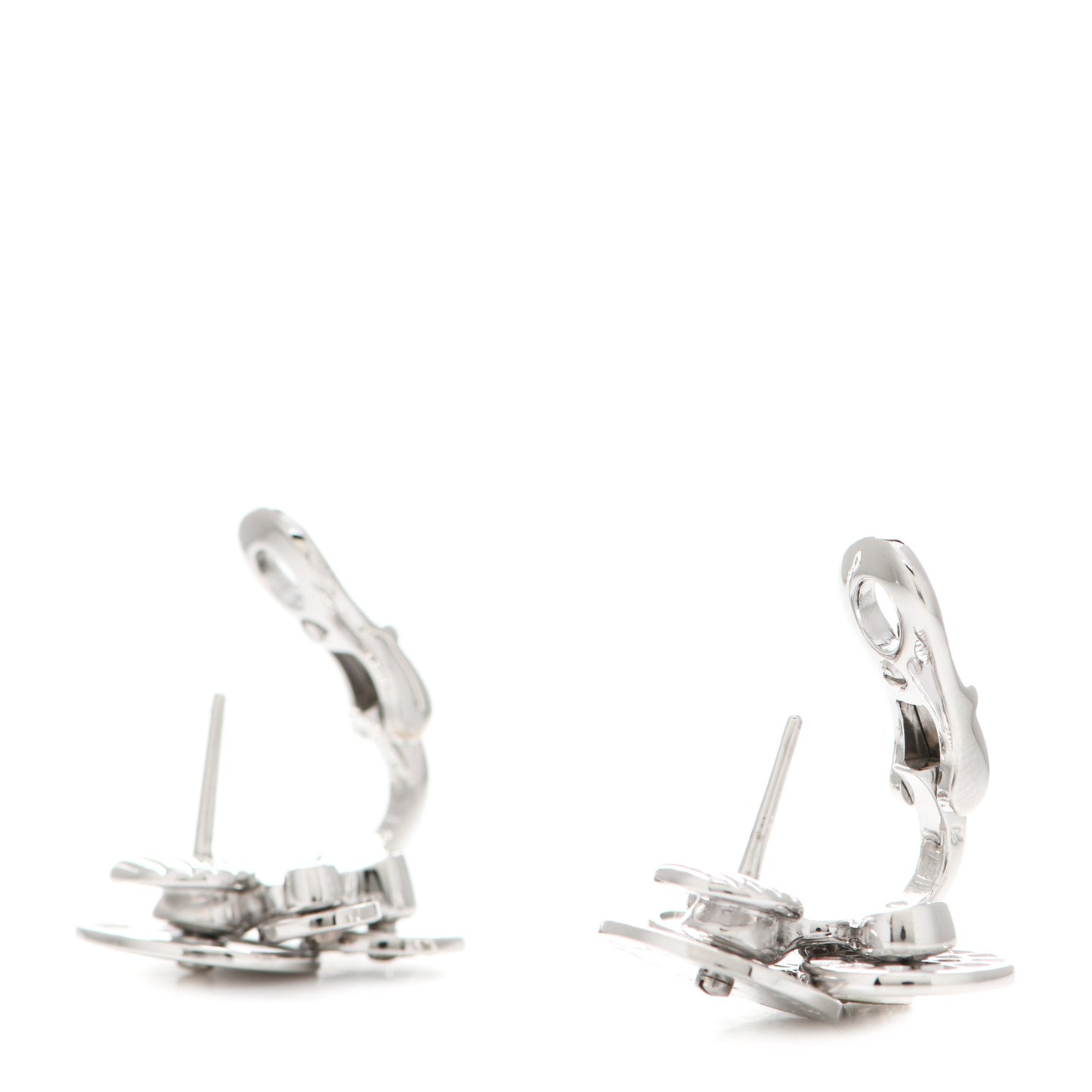 18K White Gold Diamond Cicladi Earrings