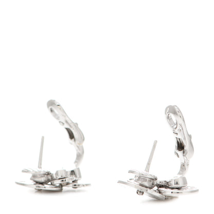 Bulgari 18K White Gold Diamond Cicladi Earrings 3 of 6