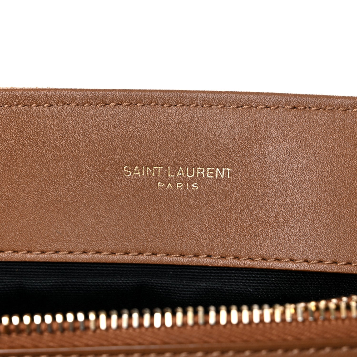 Saint Laurent Suede Y Quilted Monogram Medium Loulou Chain Satchel Cinnamon 6 of 27
