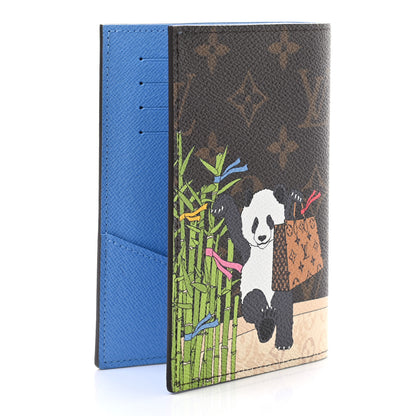 Louis Vuitton Monogram 2021 Christmas Animation China Passport Cover Myosotis Blue 3 of 6