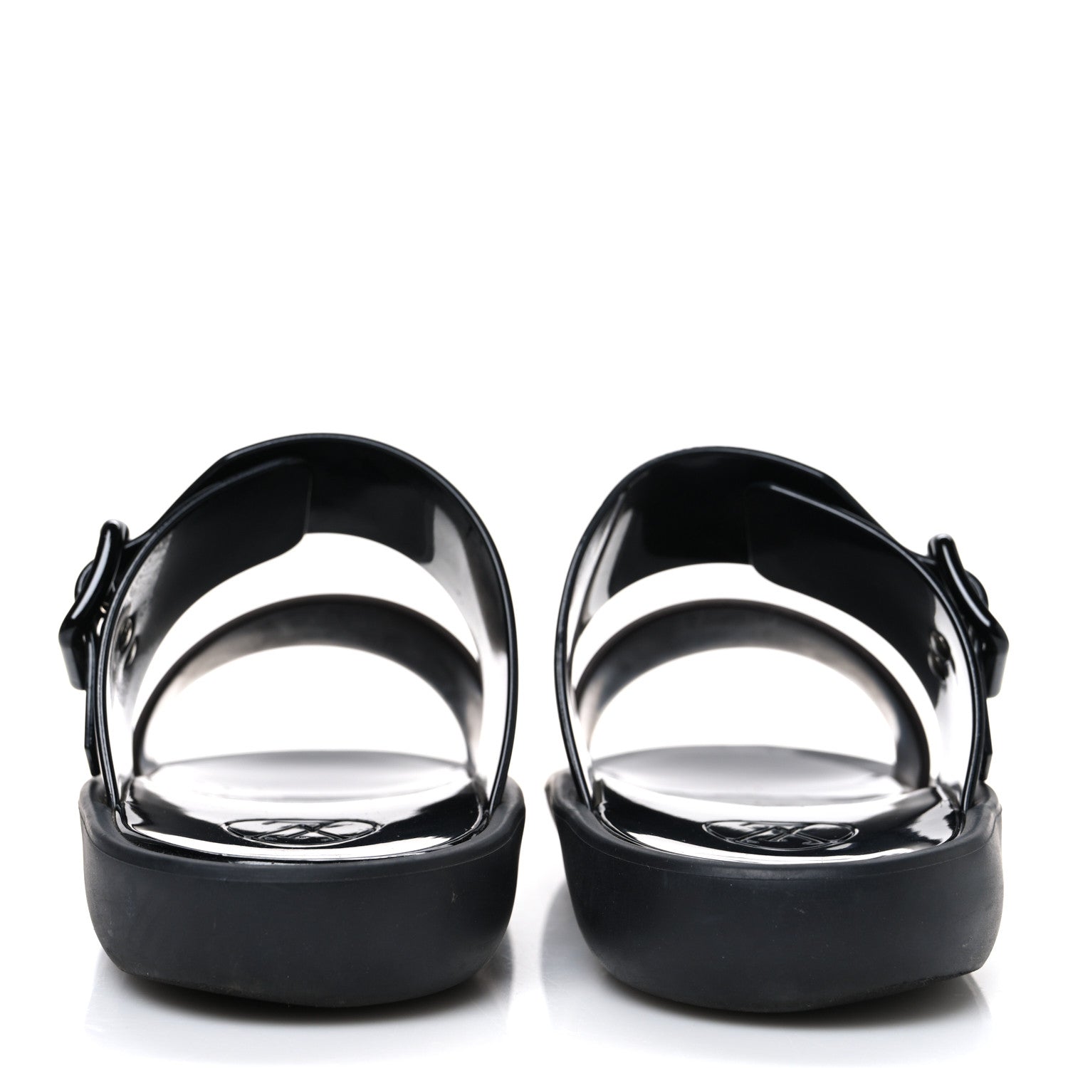 Louis Vuitton Monogram Sunbath Flat Mule Sandals 37 Black 6 of 9