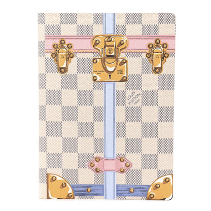 Louis Vuitton Damier Azur Summer Trunks Clemence Notebook MM 1 of 7