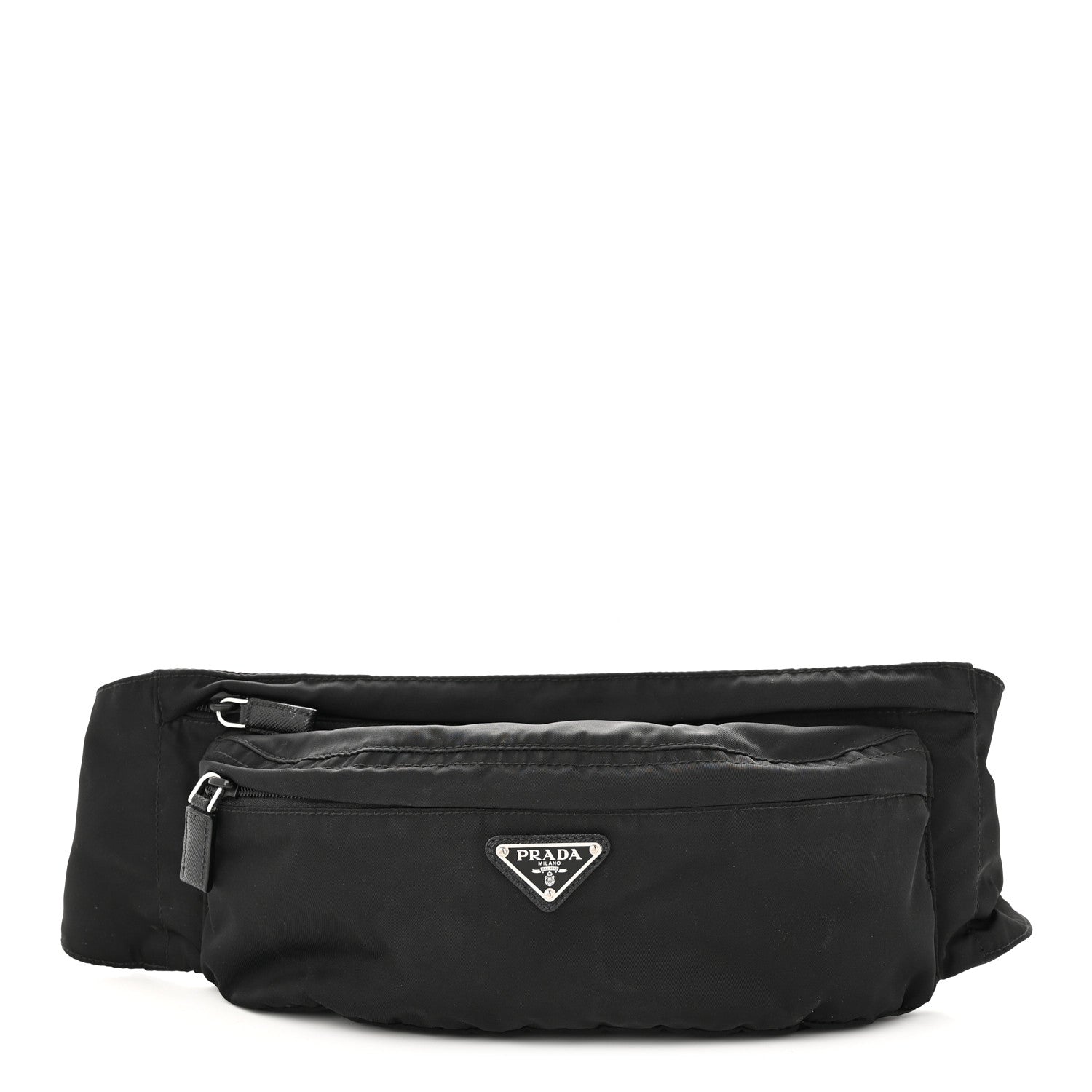 Prada Tessuto Nylon Montagna Belt Bag Black 1 of 12