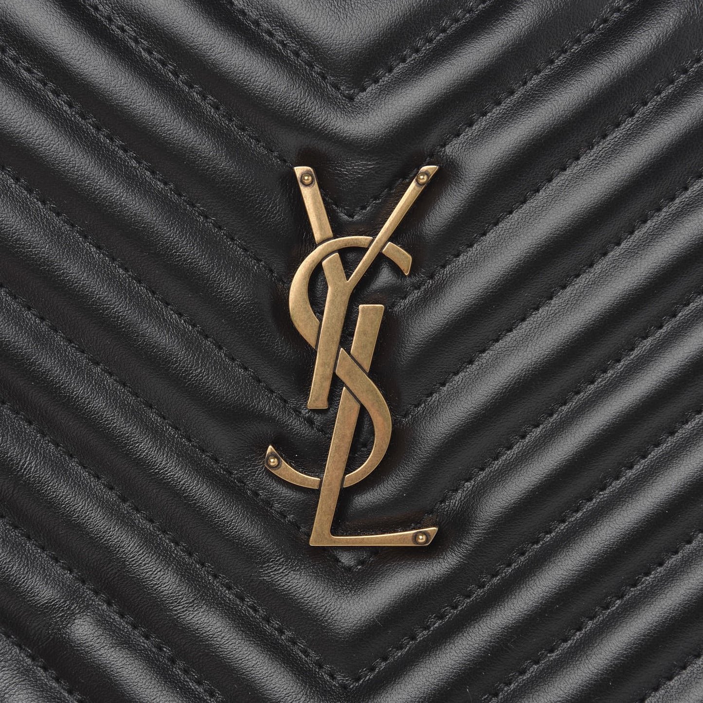 Calfskin Matelasse Monogram Lou Camera Bag Black