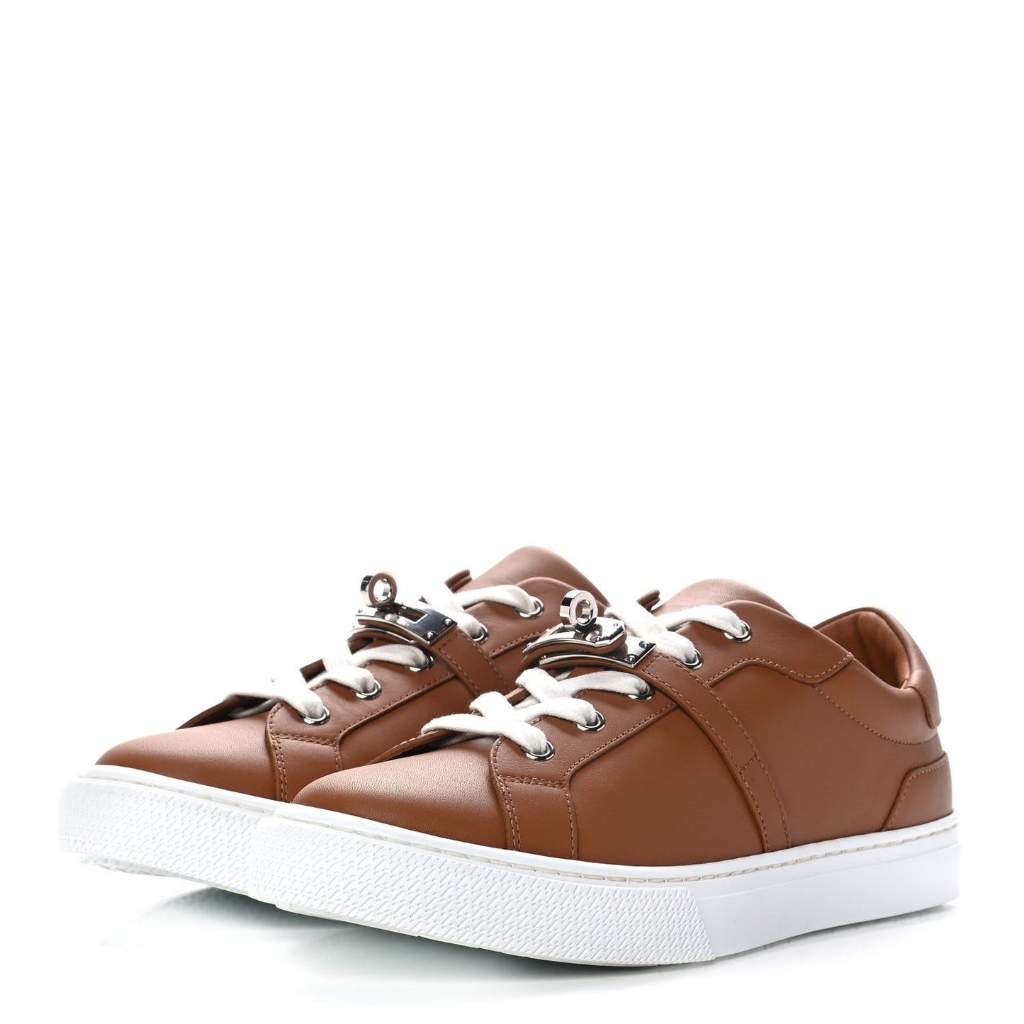 Calfskin Day Sneakers 38.5 Naturel