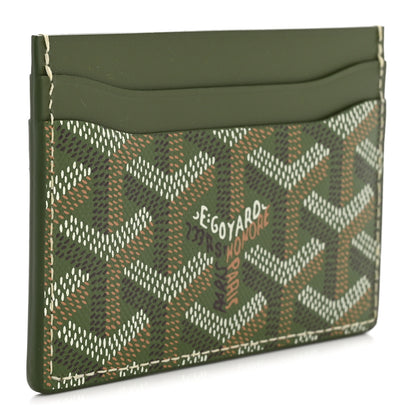 Goyard Goyardine Saint Sulpice Card Holder Khaki 3 of 6