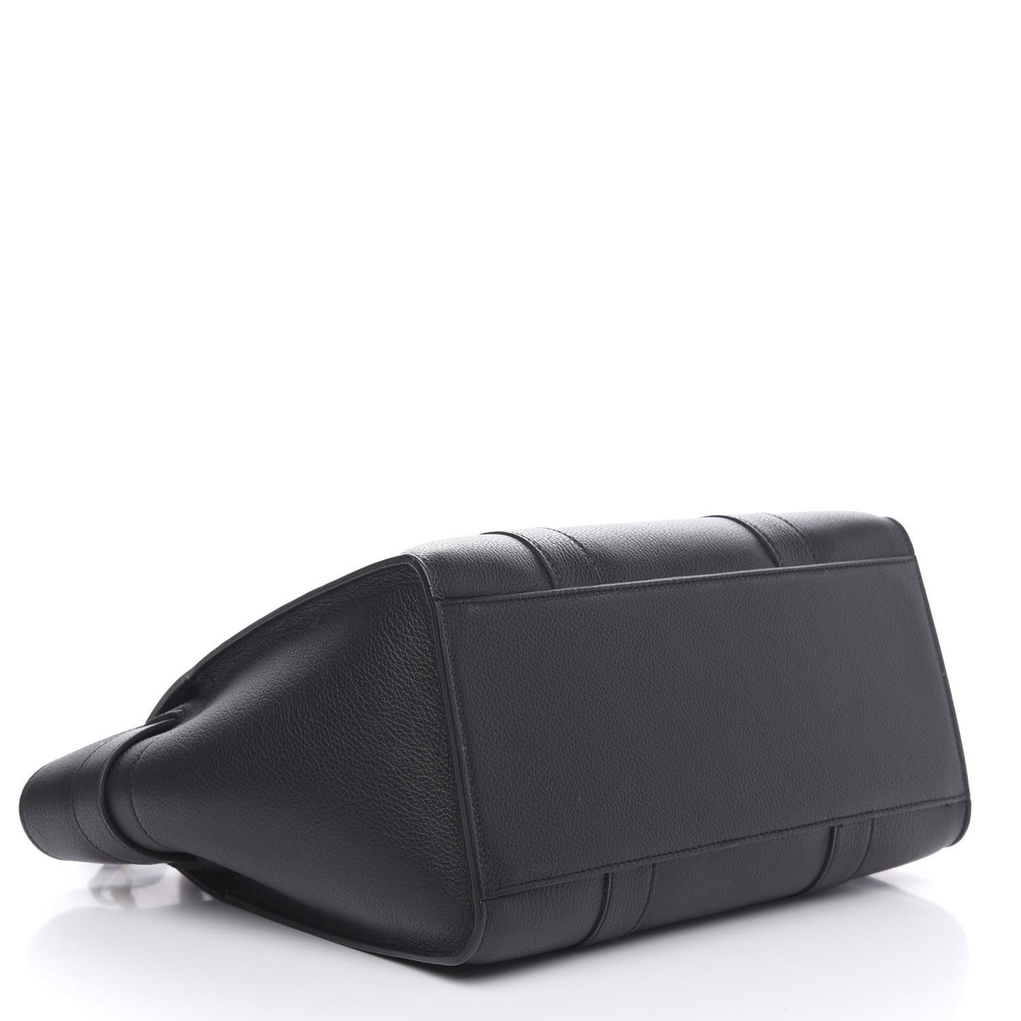 Classic Grain Small Bayswater Zip Tote Black