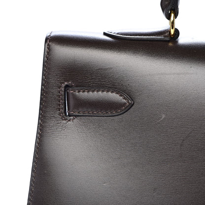 Hermes Box Kelly Sellier 35 Chocolate 20 of 44