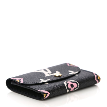 Louis Vuitton Monogram Giant Wild At Heart Rosalie Coin Purse Black 4 of 9