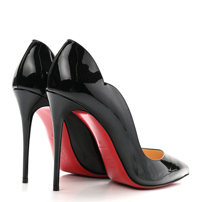 Christian Louboutin Patent Hot Chick 100 Pumps 39 Black 4 of 7
