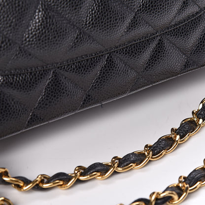 Chanel Caviar Quilted Jumbo Double Flap Black 14 of 14