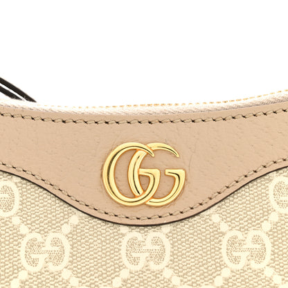 Gucci GG Supreme Monogram Textured Dollar Calfskin Small Ophidia Hobo Beige Mystic White Oatmeal 11 of 11
