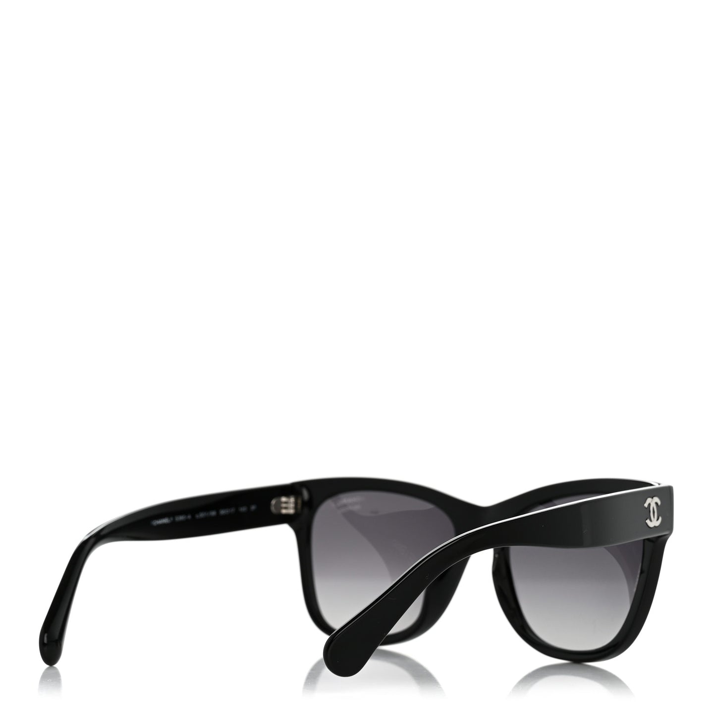 Acetate Polarized Square CC Sunglasses 5380-A Black