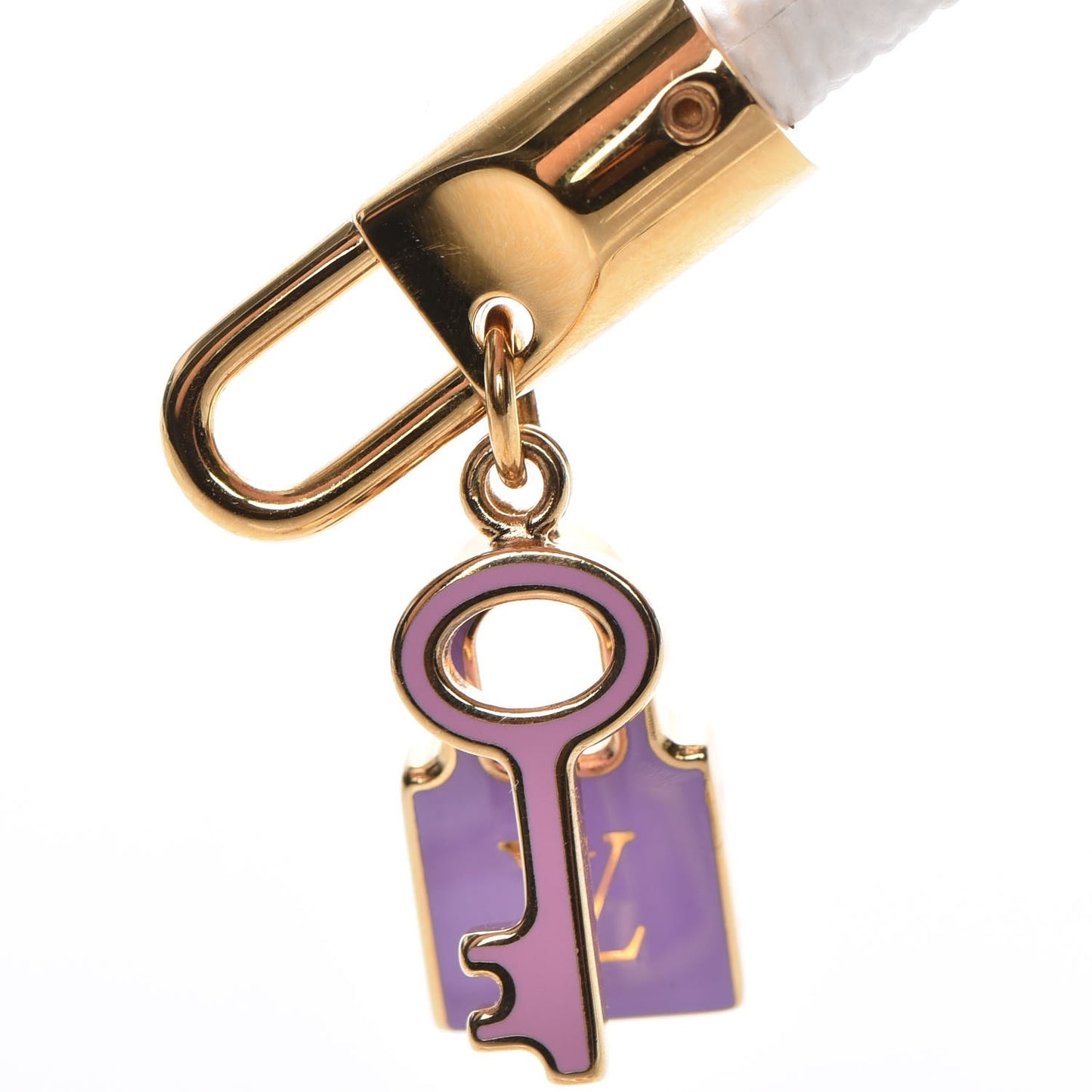 Monogram Multicolor Luck It Bracelet 19 White