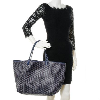 Goyard Goyardine Saint Louis GM Blue 2 of 7