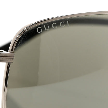 Gucci Aviator Sunglasses GG0836SK Silver 7 of 8