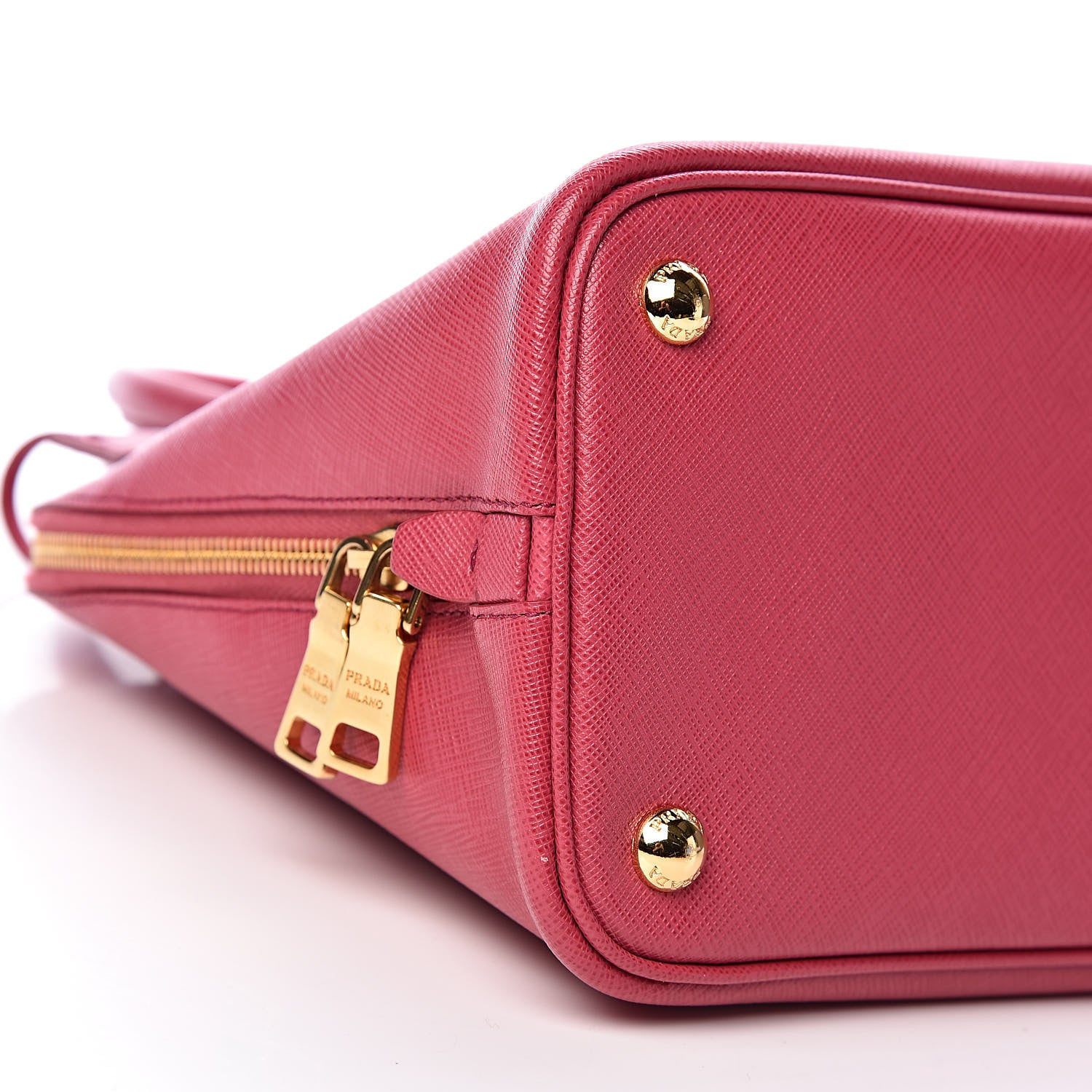 Prada Saffiano Lux Medium Promenade Tote Peonia 9 of 10