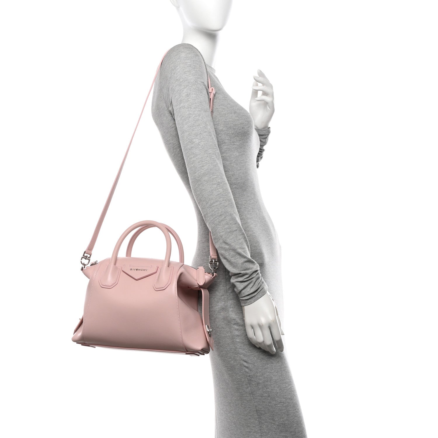 Givenchy Soft Calfskin Small Antigona Blush Pink 2 of 10