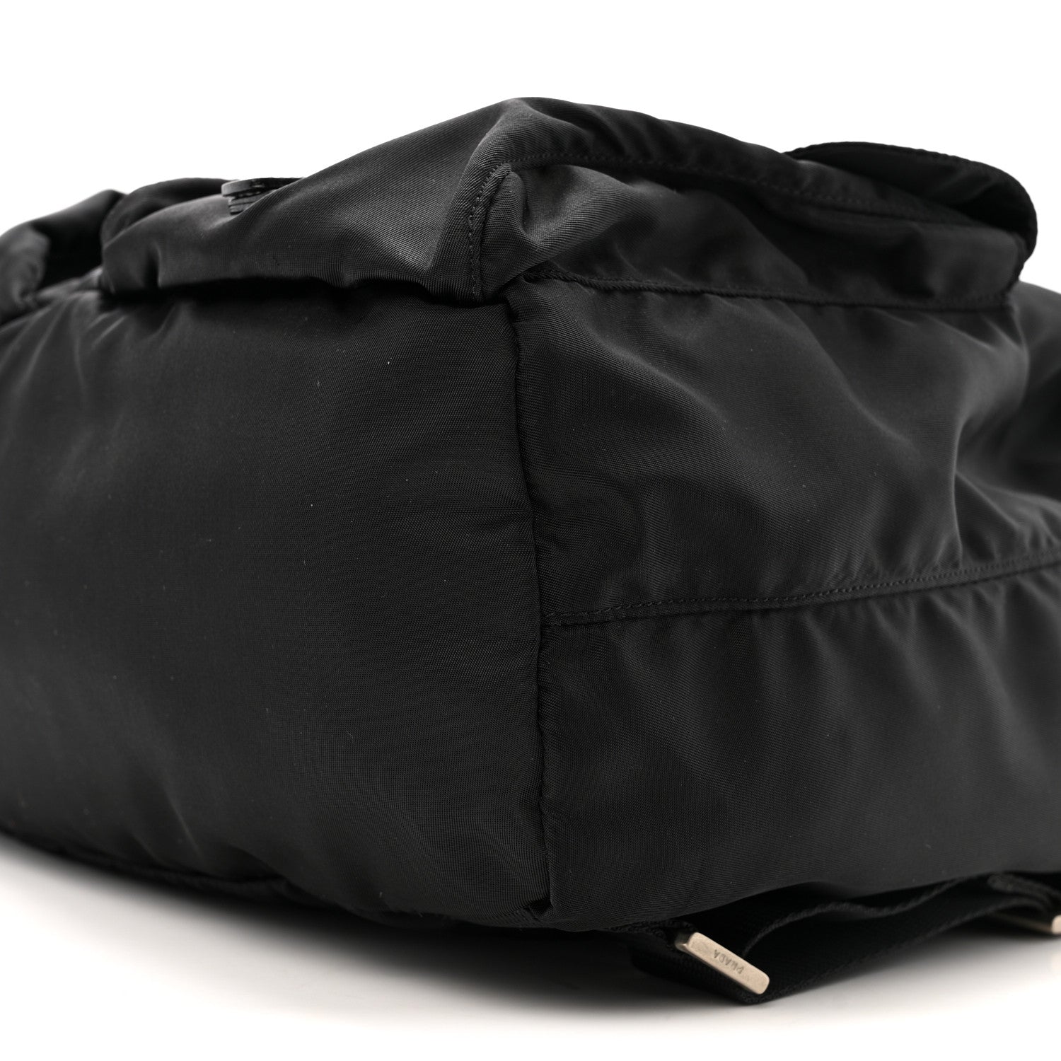 Prada Nylon Vela Medium Backpack Black 10 of 14