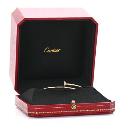 Cartier 18K Yellow Gold Diamond Small Juste Un Clou Bracelet 16 5 of 5