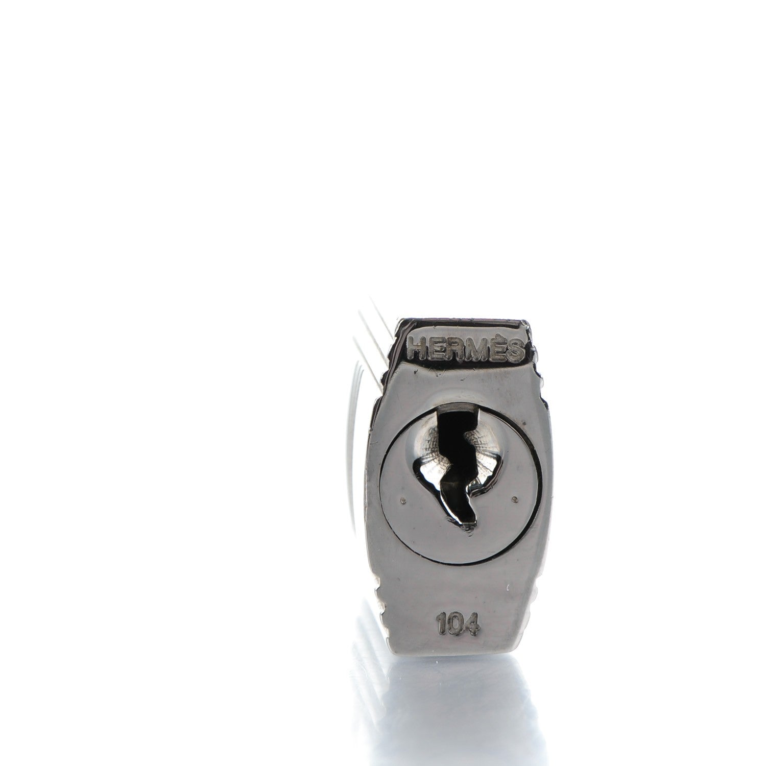Hermes Palladium Cadena Lock and Key Set 4 of 5