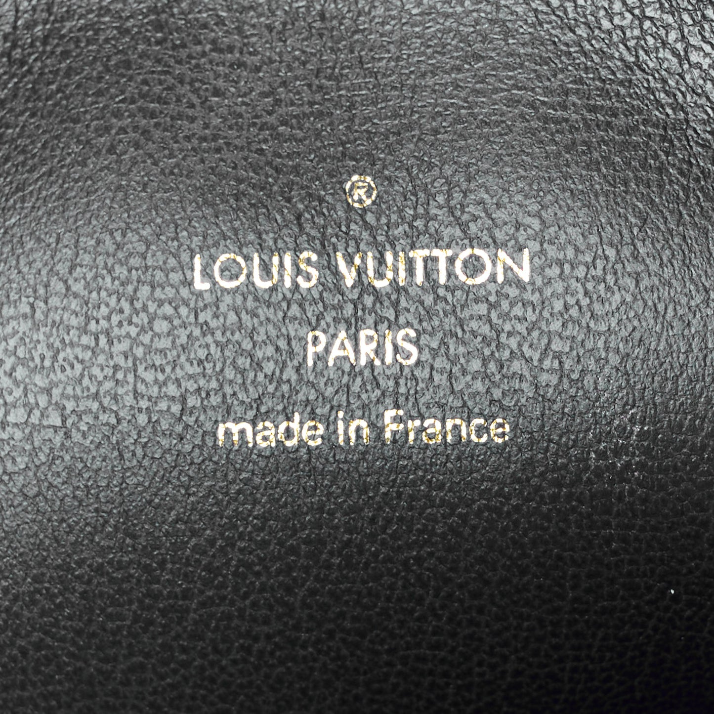 Lambskin Embossed Monogram Coussin MM Taupe