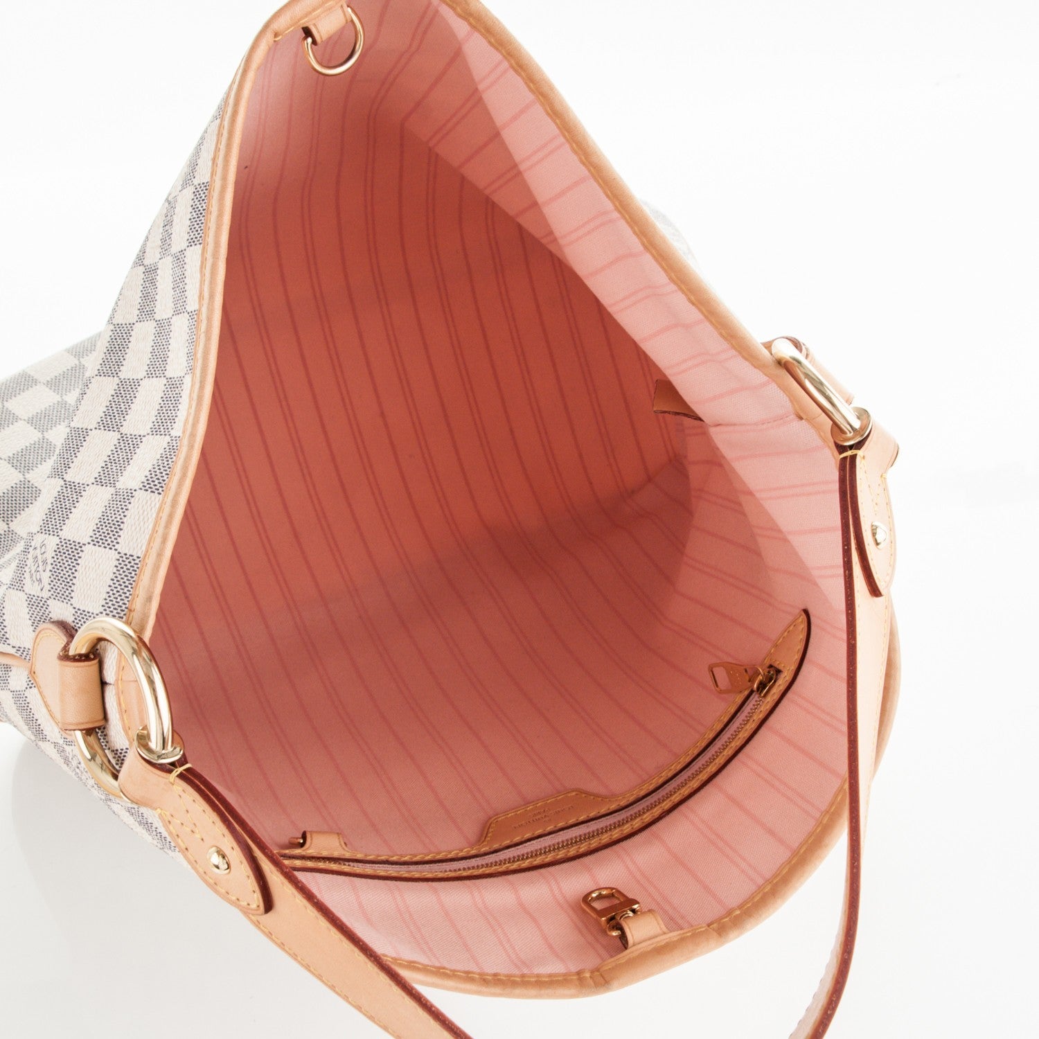 Louis Vuitton Damier Azur Delightful PM Rose Ballerine 5 of 7