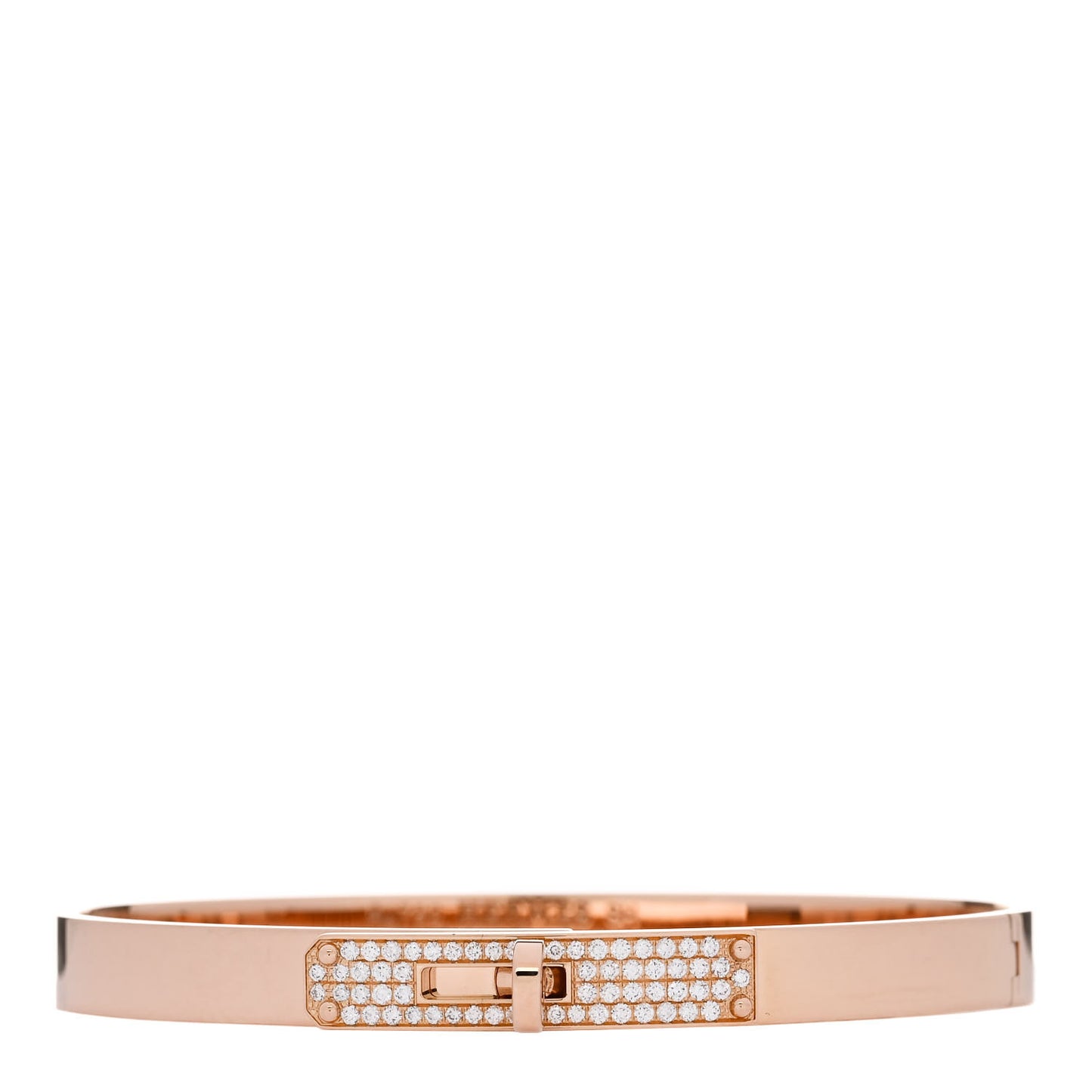 18K Rose Gold Diamond PM Kelly Pave Bracelet SH