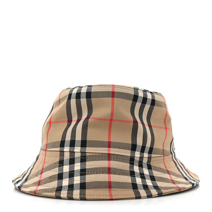 Burberry Technical Cotton Vintage Check Bucket Hat M Archive Beige 4 of 7
