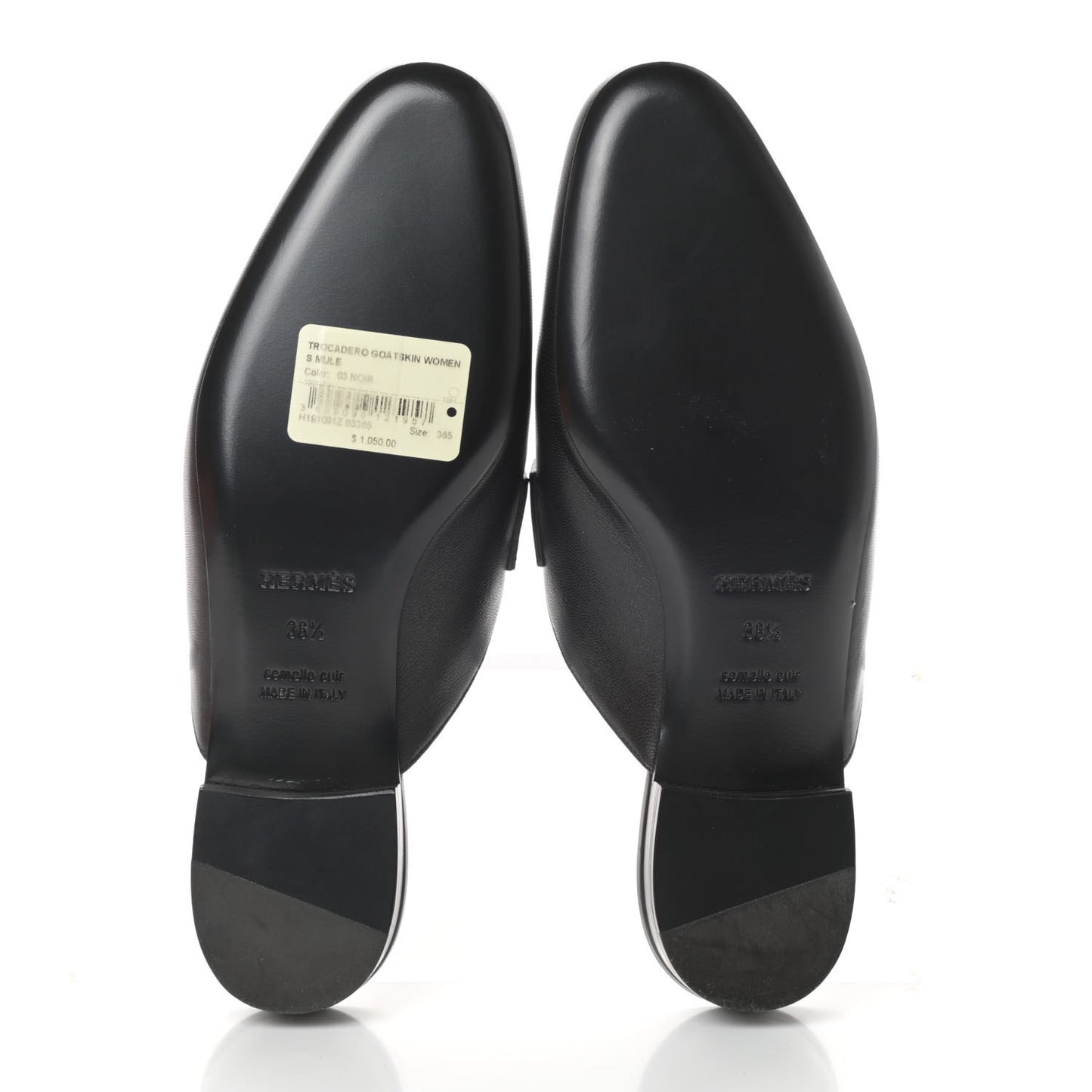 Goatskin Trocadero Mule 36.5 Black
