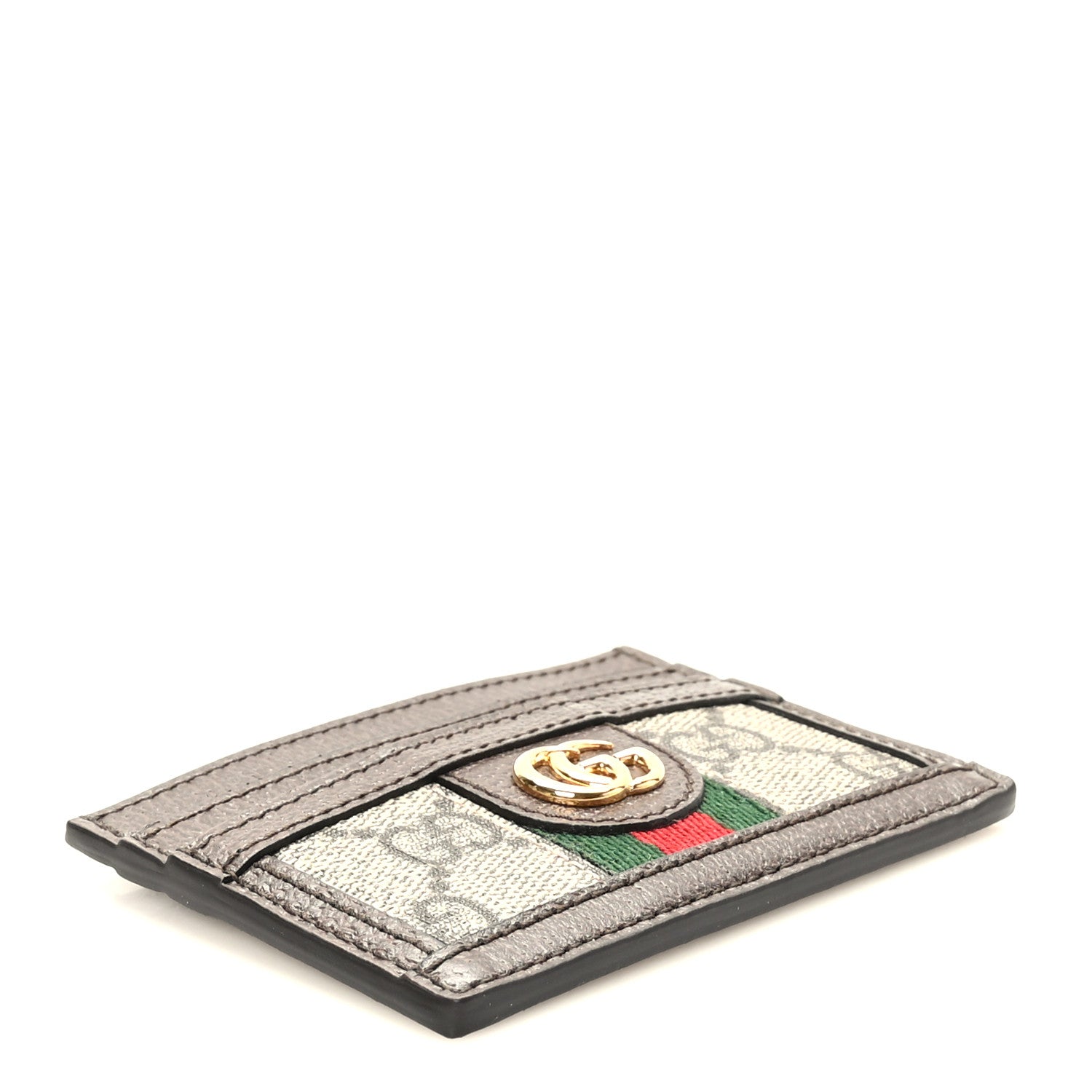 Gucci GG Supreme Monogram Ophidia Card Holder Brown 4 of 7