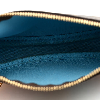 Louis Vuitton LOUIS VUITTON Monogram 2022 Christmas Animation Tokyo Mini Pochette Accessories Blue 5 of 8