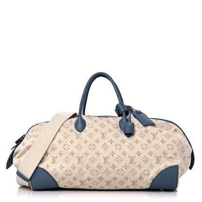 Louis Vuitton Monogram Denim Speedy Round Blue 1 of 20
