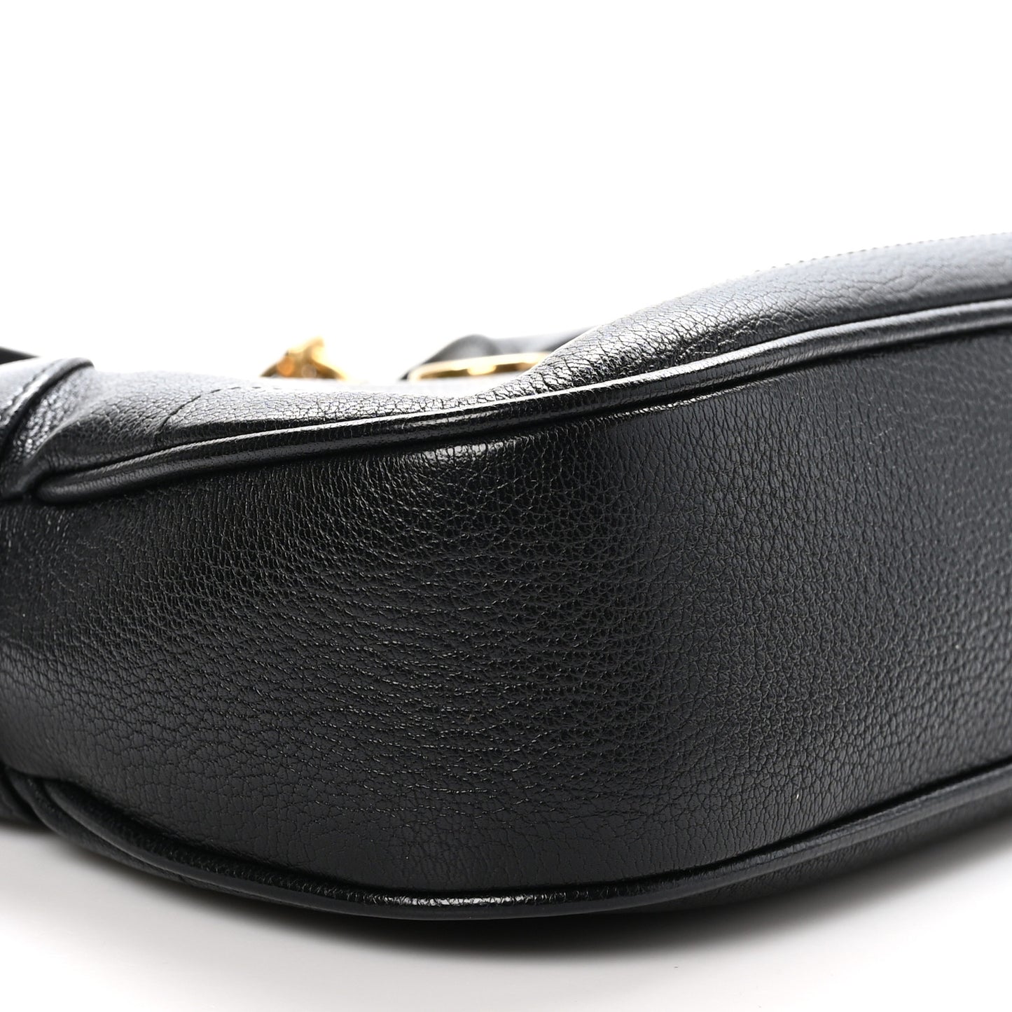 Goatskin Small Aphrodite Shoulder Bag Black
