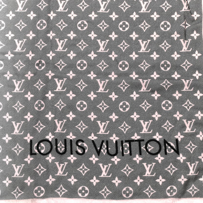 Louis Vuitton Wool Monogram Telling Stole Gris Clair 3 of 4