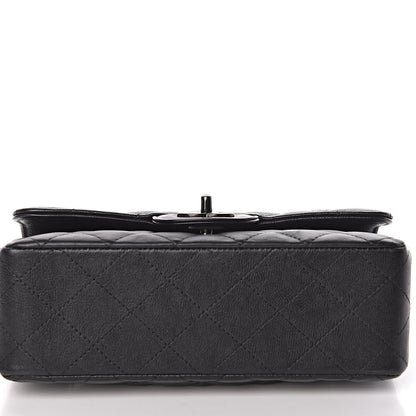 Chanel Crumpled Calfskin Quilted Mini Rectangular Flap So Black 9 of 12