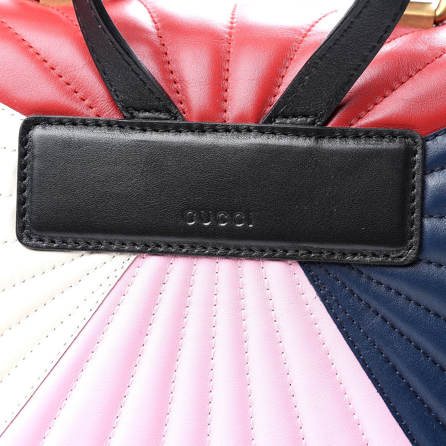 Calfskin Bamboo Trapuntata Queen Margaret Backpack Blue Agata Hibiscus Red Mystic White Sugar Pink