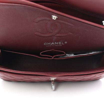 Chanel Lambskin Quilted Small Double Flap Dark Red 5 of 9
