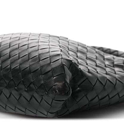 Bottega Veneta Calfskin Intrecciato Small Hop Black 10 of 10