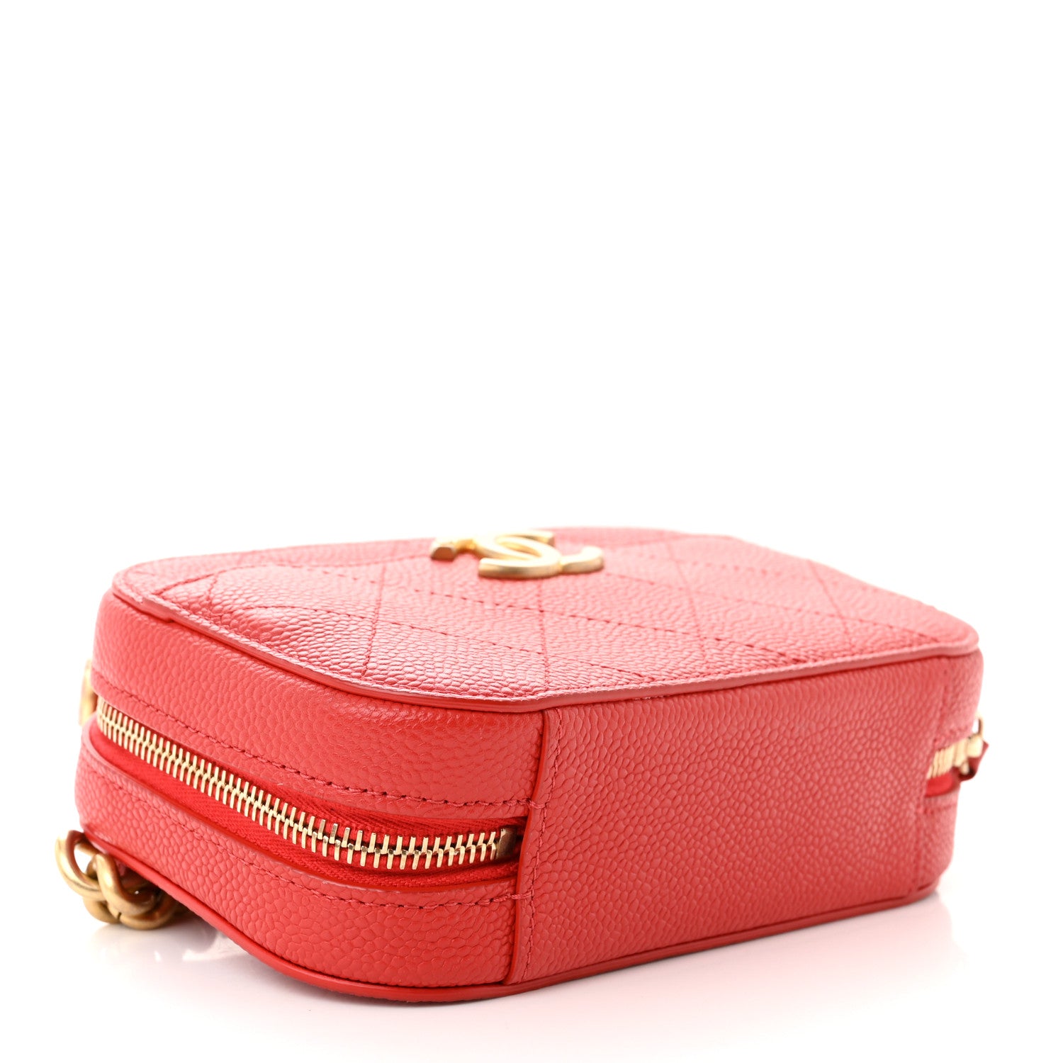 Chanel Caviar Quilted Waist Bag Red 4 of 12