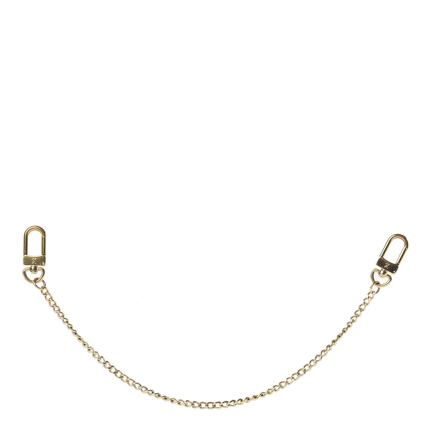 XL Pochette Extender Key Ring Chain Gold