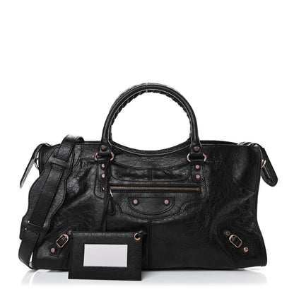 Balenciaga Agneau Giant 12 Rose Gold Hardware Part Time Black 1 of 4