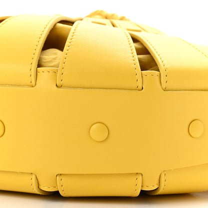 Bottega Veneta French Calfskin Small Shell Bag Yellow 9 of 9