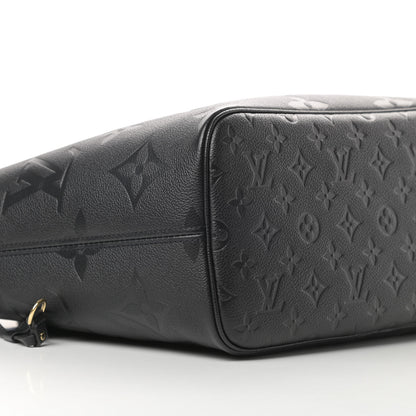 Louis Vuitton Empreinte Monogram Giant Neverfull MM Black 9 of 11