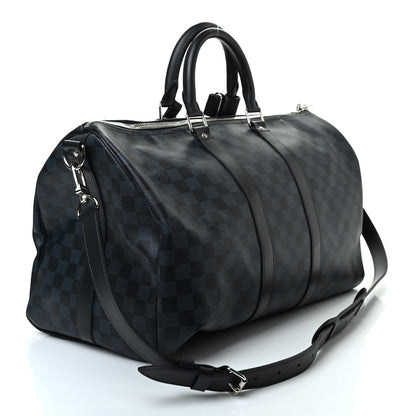 Louis Vuitton Damier Cobalt Keepall Bandouliere 45 2 of 10