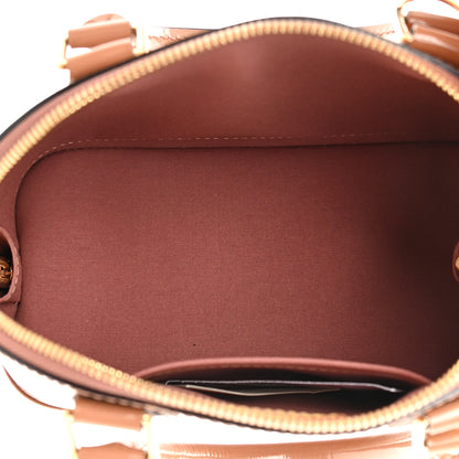 Louis Vuitton Vernis Alma BB Rose Velours 5 of 12