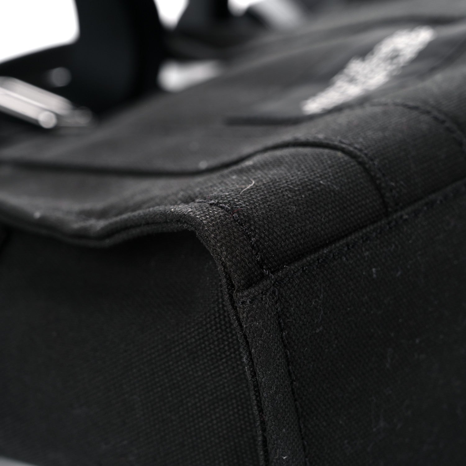 Marc Jacobs Cotton Canvas Mini The Traveler Tote Bag Black 9 of 11