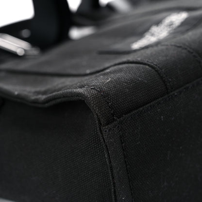 Marc Jacobs Cotton Canvas Mini The Traveler Tote Bag Black 9 of 11